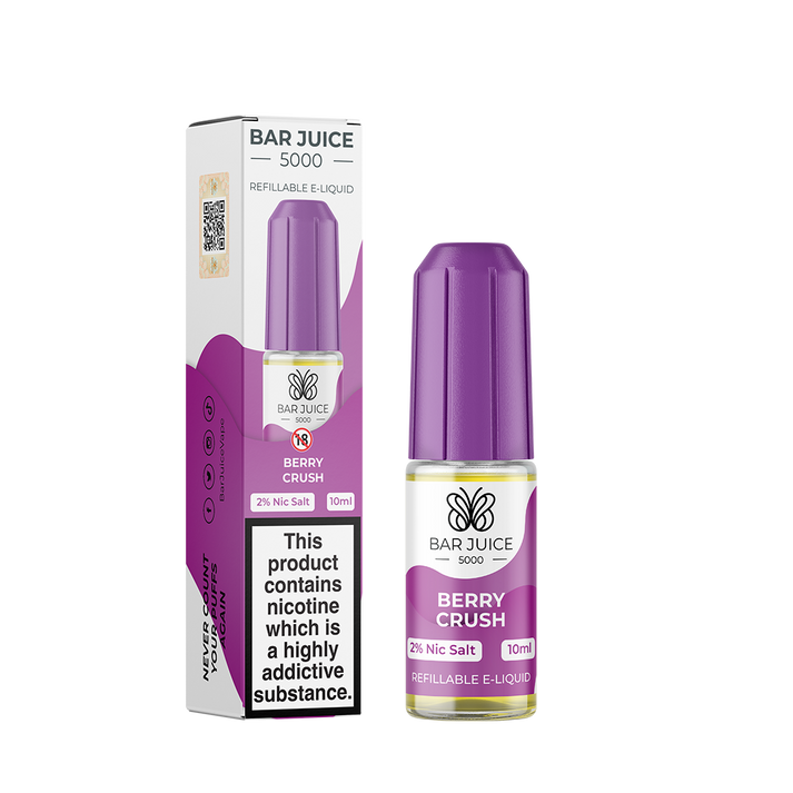 Bar juice 5000 E liquid 10 & 20 Mg Nic Salt In 10ml