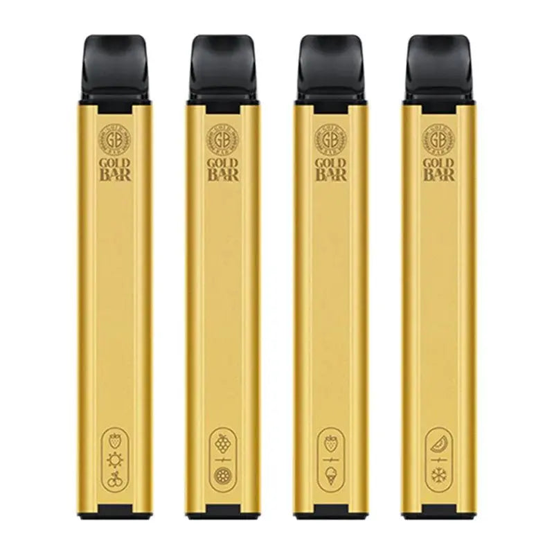 Gold Bar 600 Disposable Vape Pod Puff Device - 20mg