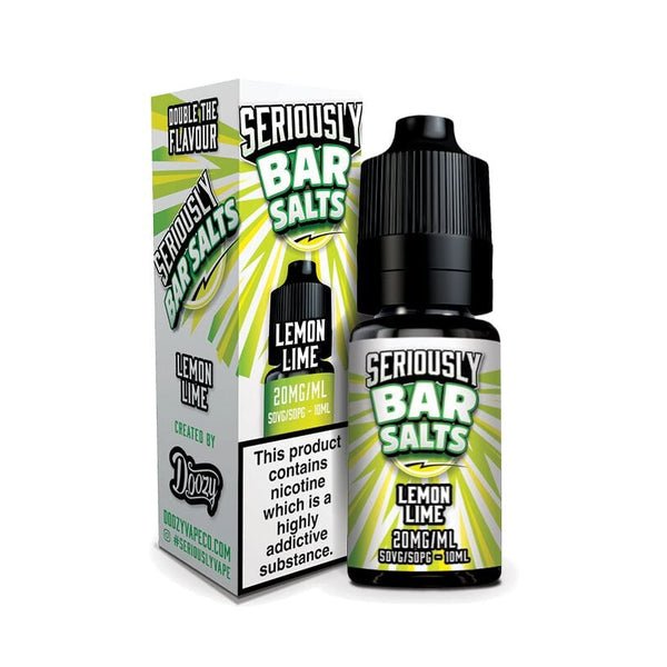 Seriously Bar Salt 10ml E-liquids Nic Salts - Box of 10