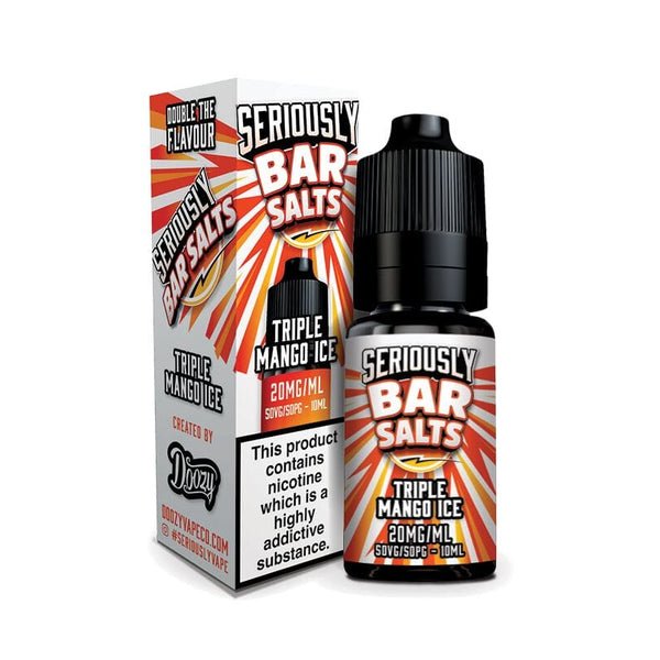 Seriously Bar Salt 10ml E-liquids Nic Salts - Box of 10