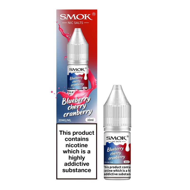 Smok Nic Salts 10ml E-liquids Pack of 10